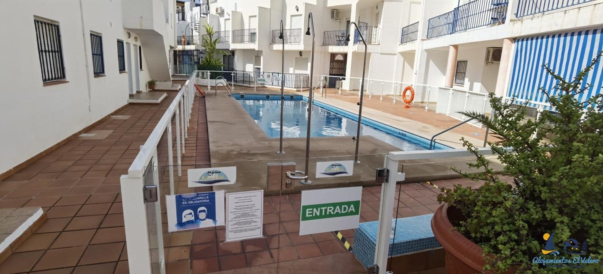 El Velero A 300M De La Playa Piscina Parking Y Wifi Сан-Хосе Екстер'єр фото